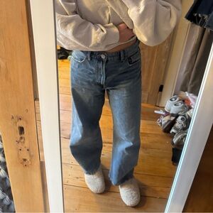 Zara barrel jeans - mid stretch